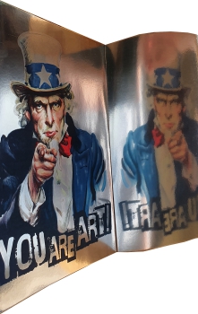 YOU ARE ART | Uncle Sam Spiegelpapier | Joblin - Kopie - Kopie - Kopie